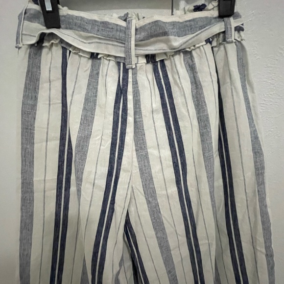 Paperbag Striped Pants - Picture 4 of 4